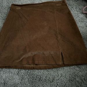 Hollister ultra-high rise corduroy skirt